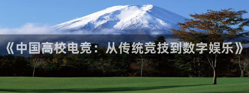 易游电竞官网：《中国高校电竞：从传统竞技到数字娱乐》