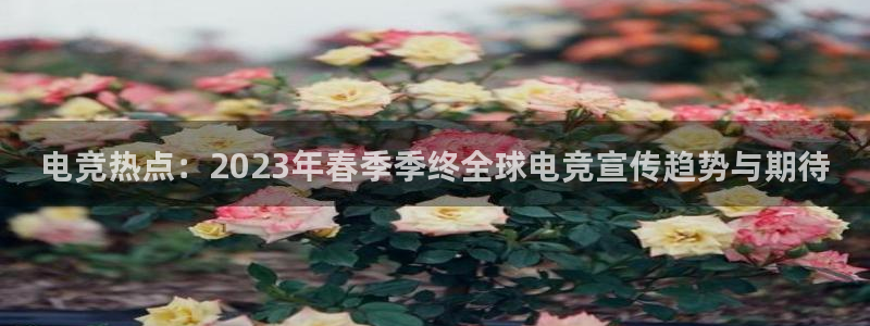 易游电竞官网：电竞热点：2023年春季季终全球电竞宣传趋势与期待