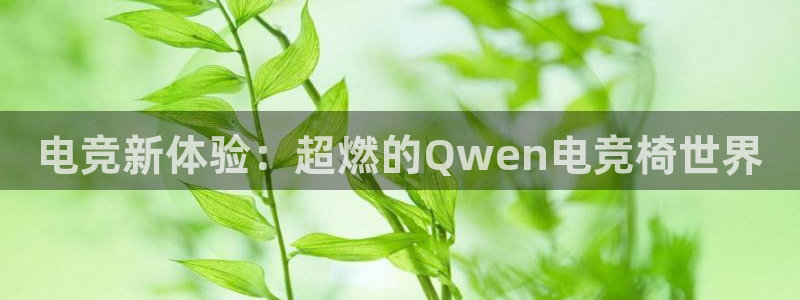 易游电竞官网：电竞新体验：超燃的Qwen电竞椅世界